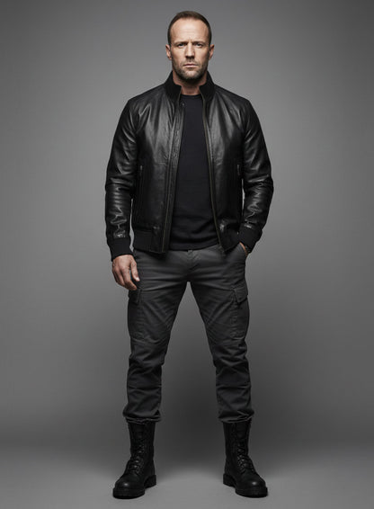 Jason Statham Hobbs & Shaw Leather Jacket