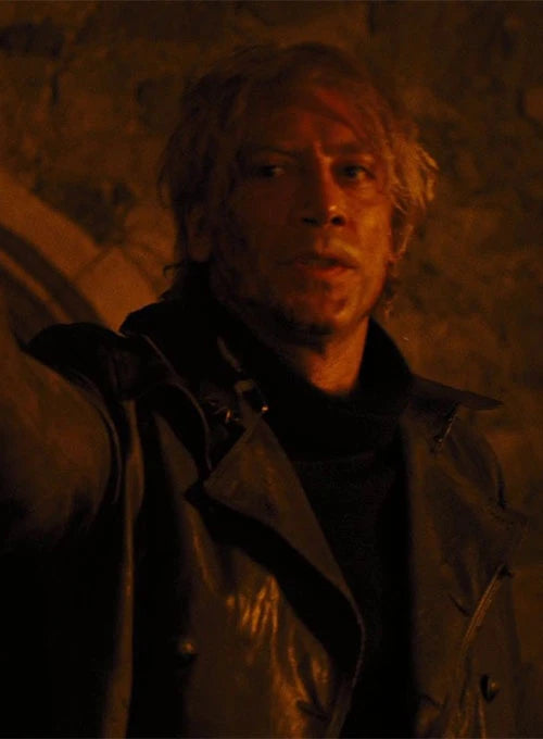 Javier Bardem Skyfall Leather Trench Coat - LeatherCult