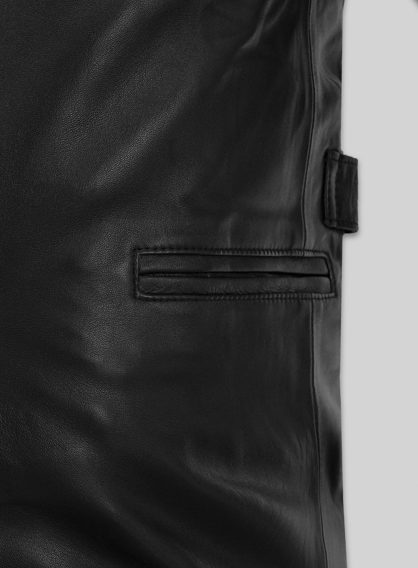 Jean-Claude Van Damme Until Death Leather Blazer