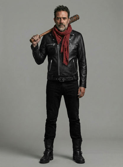 Jeffrey Morgan The Walking Dead Leather Jacket