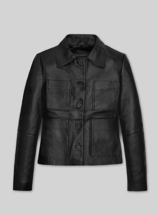 Jenna Ortega Wednesday Leather Jacket