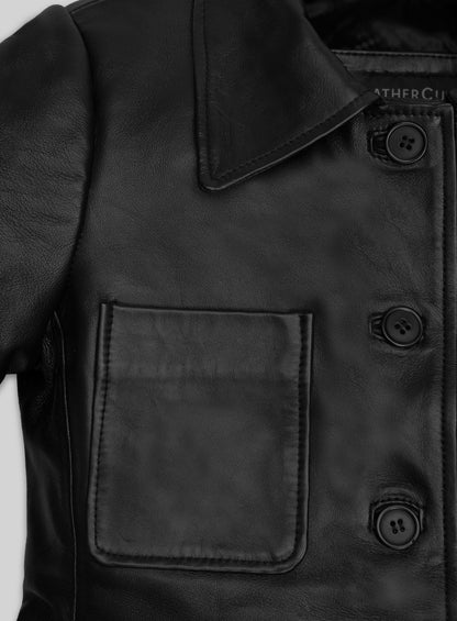 Jenna Ortega Wednesday Leather Jacket