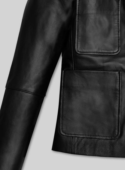 Jenna Ortega Wednesday Leather Jacket