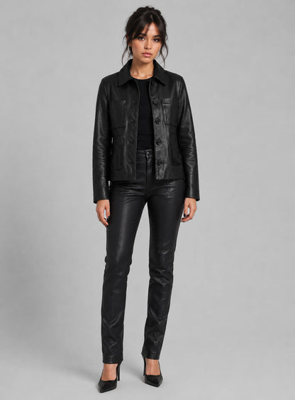 Jenna Ortega Wednesday Leather Jacket