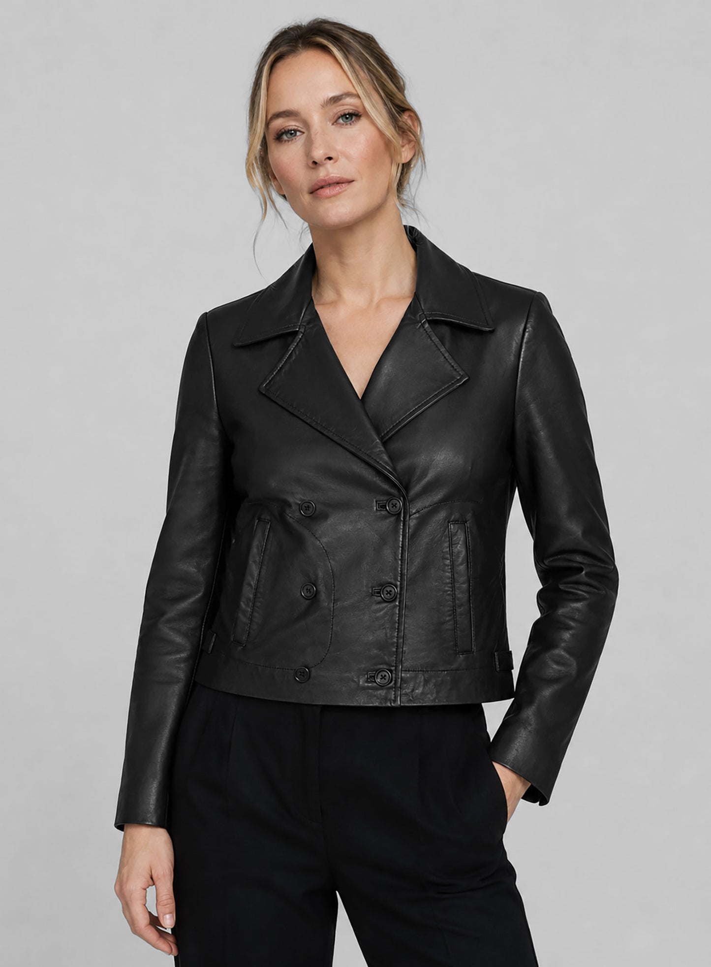 Jennifer Lawrence Leather Jacket