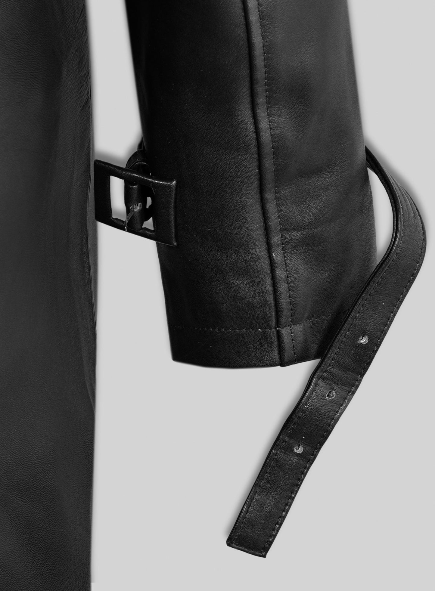 Jennifer Lopez Hustlers Leather Trench Coat