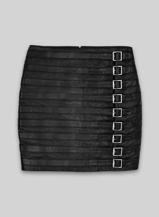 Jennifer Lopez Leather Skirt