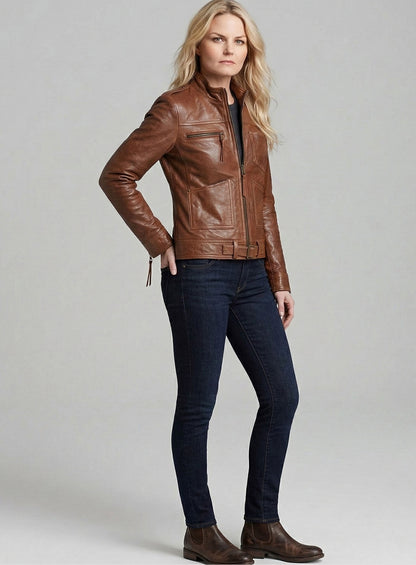 Jennifer Morrison Once Upon A Time Leather Jacket #2