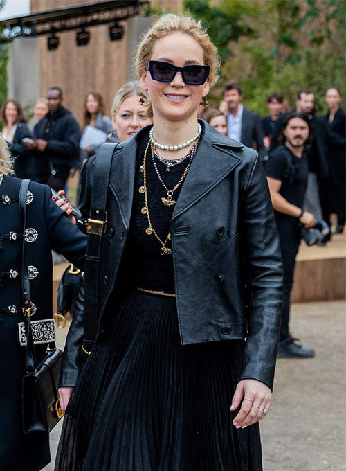 Jennifer Lawrence Leather Jacket - LeatherCult