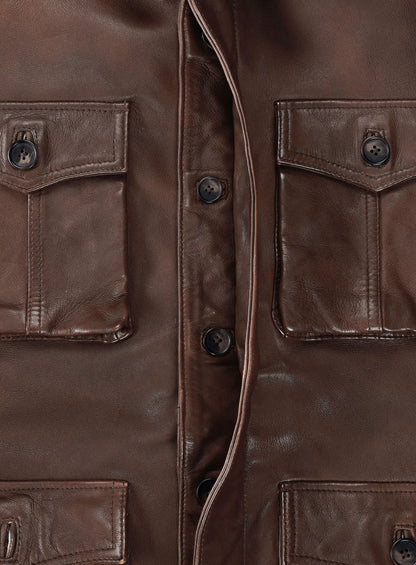 Jensen Ross Ackles Supernatural Season 7 Leather Jacket