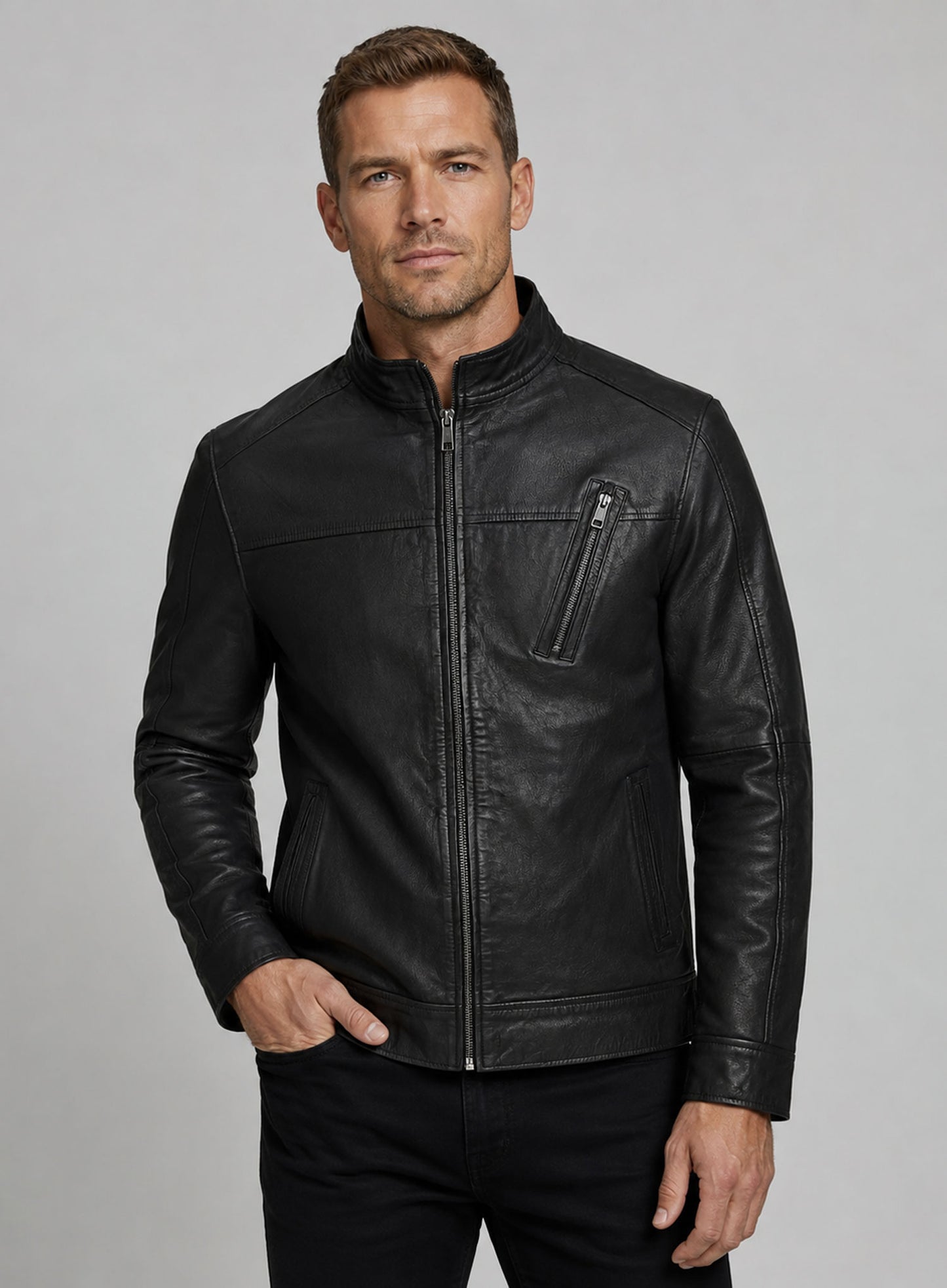 Jesse Lee Soffer Chicago P.D. Leather Jacket