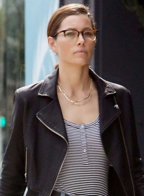Jessica Biel Leather Jacket - LeatherCult