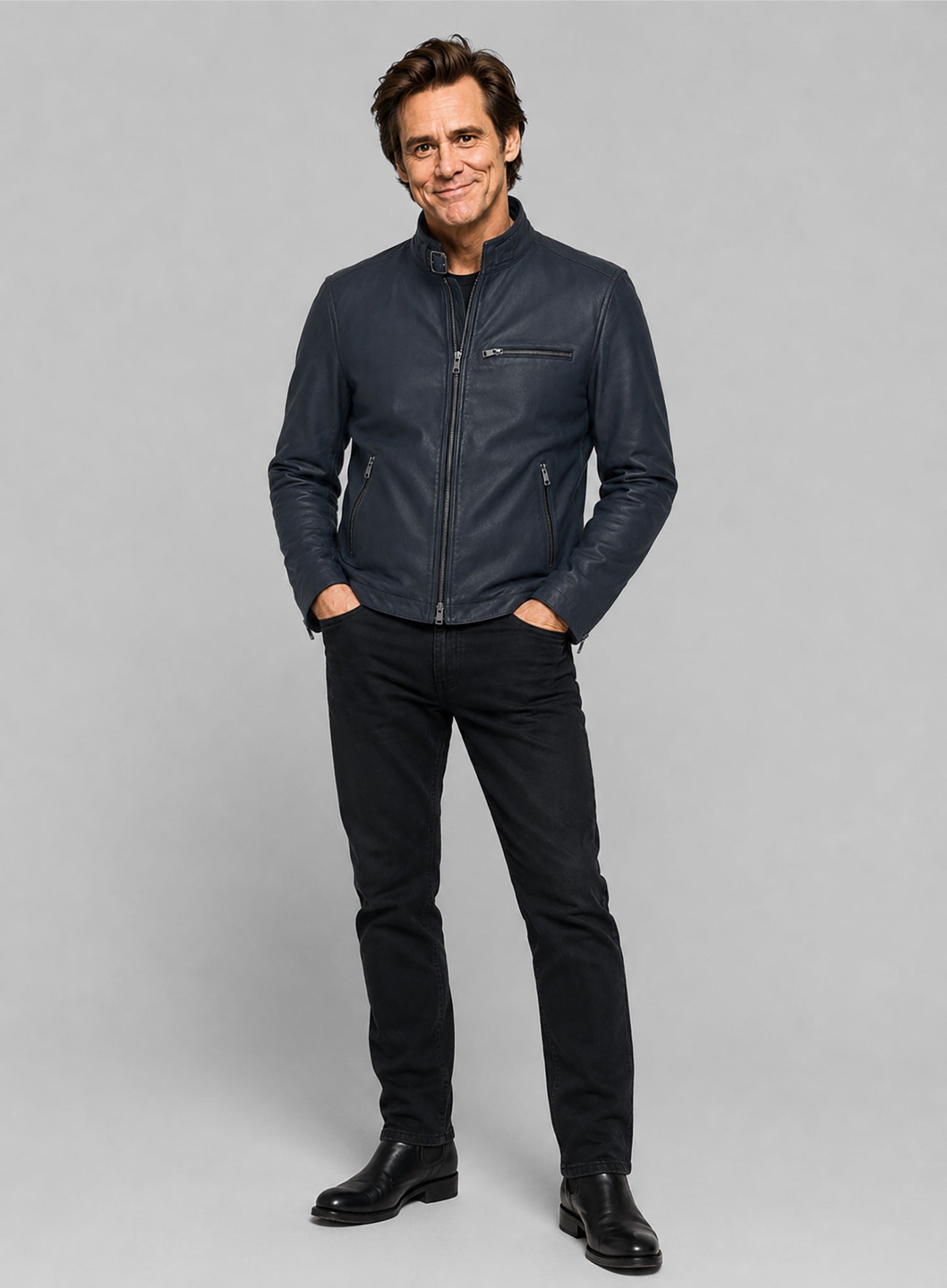 Jim Carrey Leather Jacket