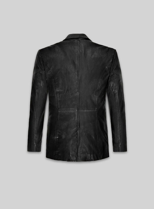 Jim Carrey Leather Blazer