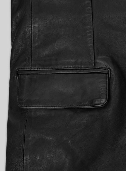 Jim Carrey Leather Blazer
