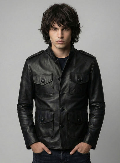 Jim Morrison Leather Jacket # 2