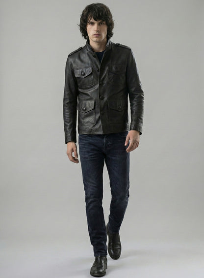 Jim Morrison Leather Jacket # 2