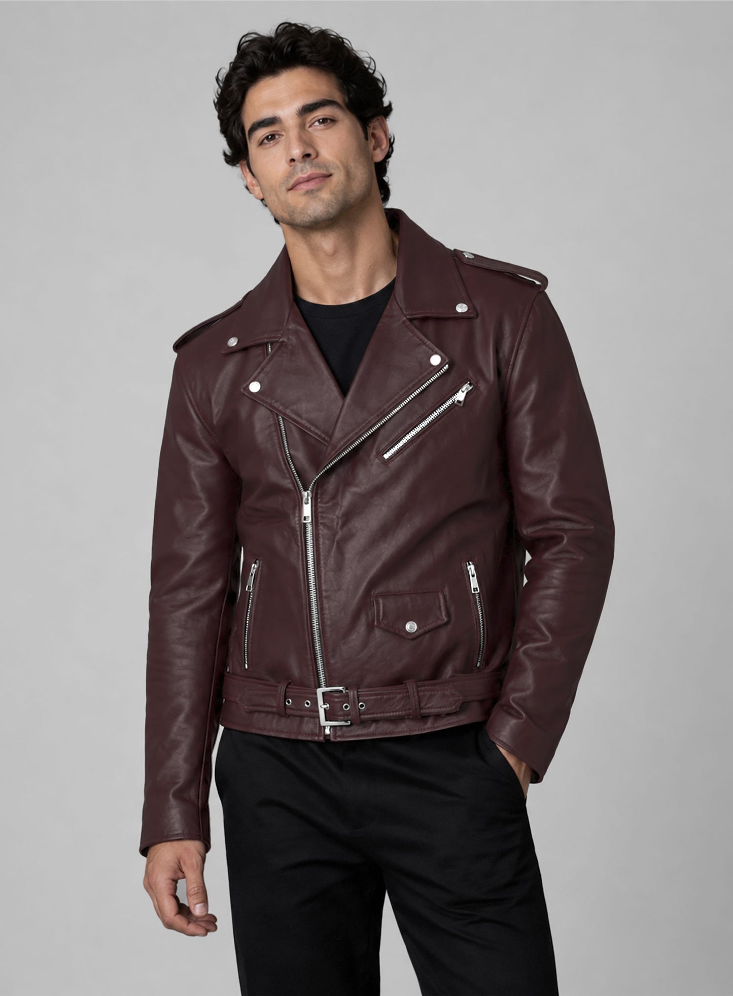 Joe Jonas Leather Jacket