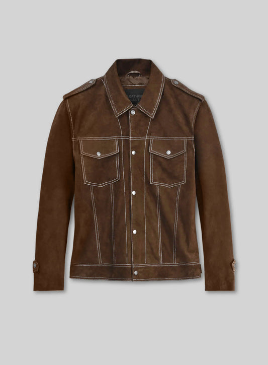 John Lennon Rubber Soul (The Beatles) Suede Jacket