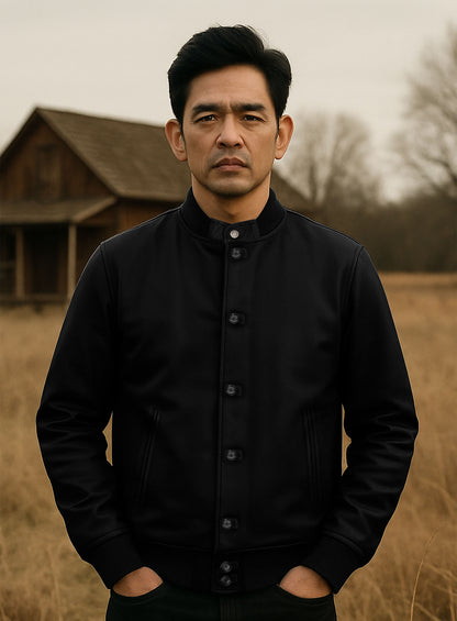 John Cho Leather Jacket #2