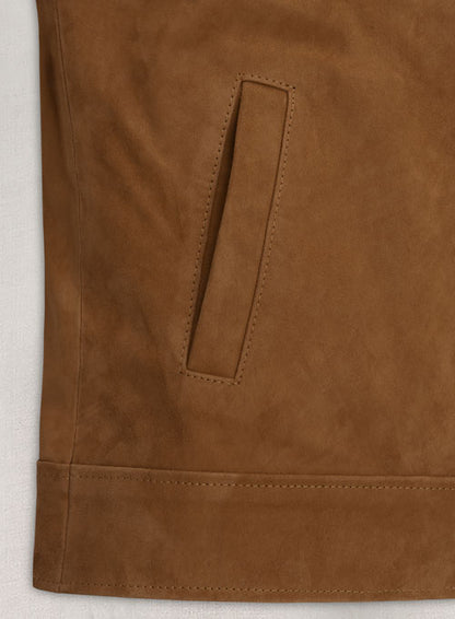 John Krasinski Suede Jacket - LeatherCult