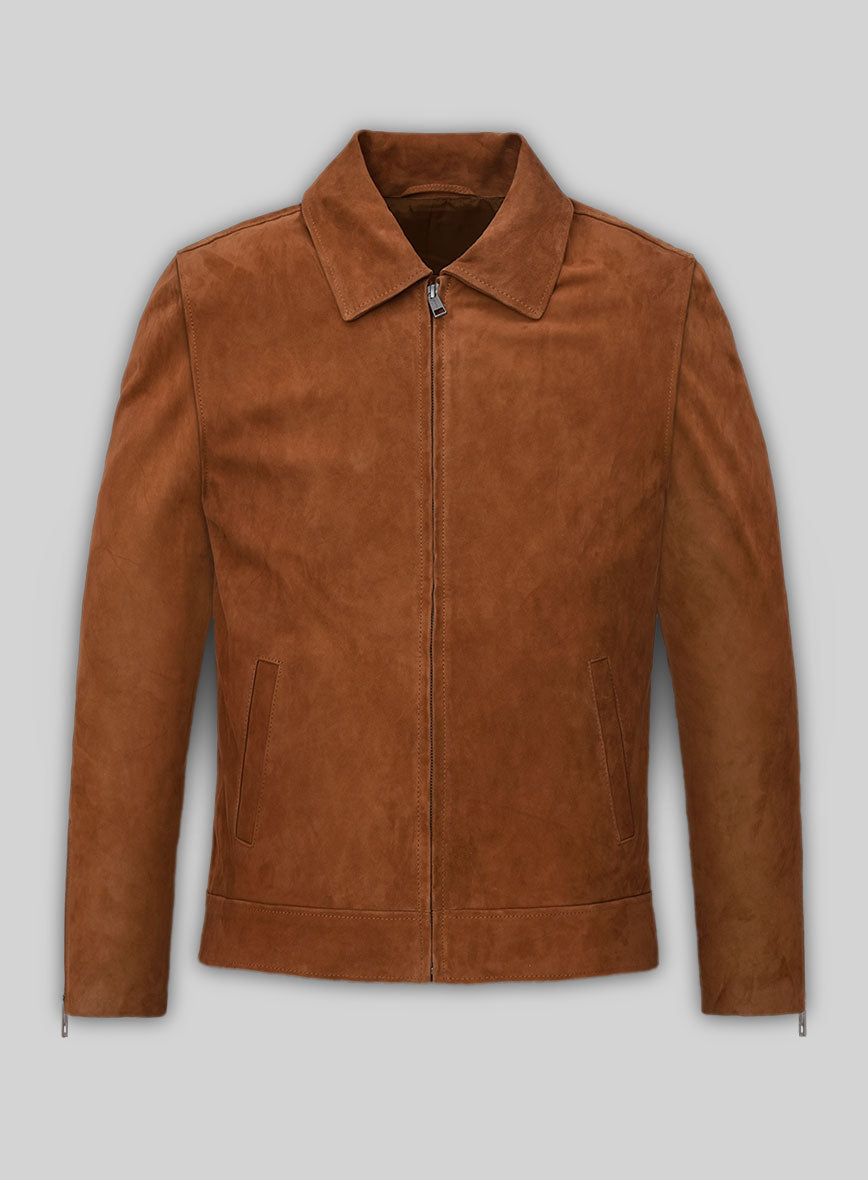 John Krasinski Suede Jacket