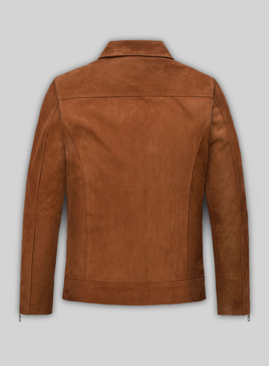 John Krasinski Suede Jacket