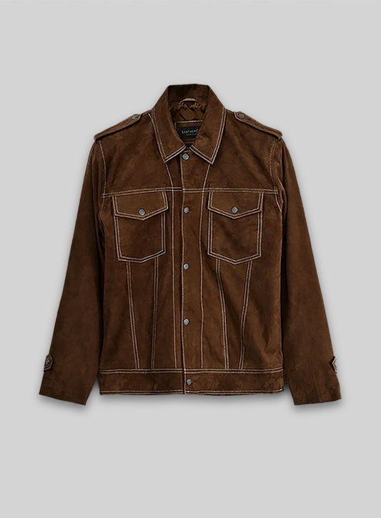 John Lennon Rubber Soul (The Beatles) Suede Jacket