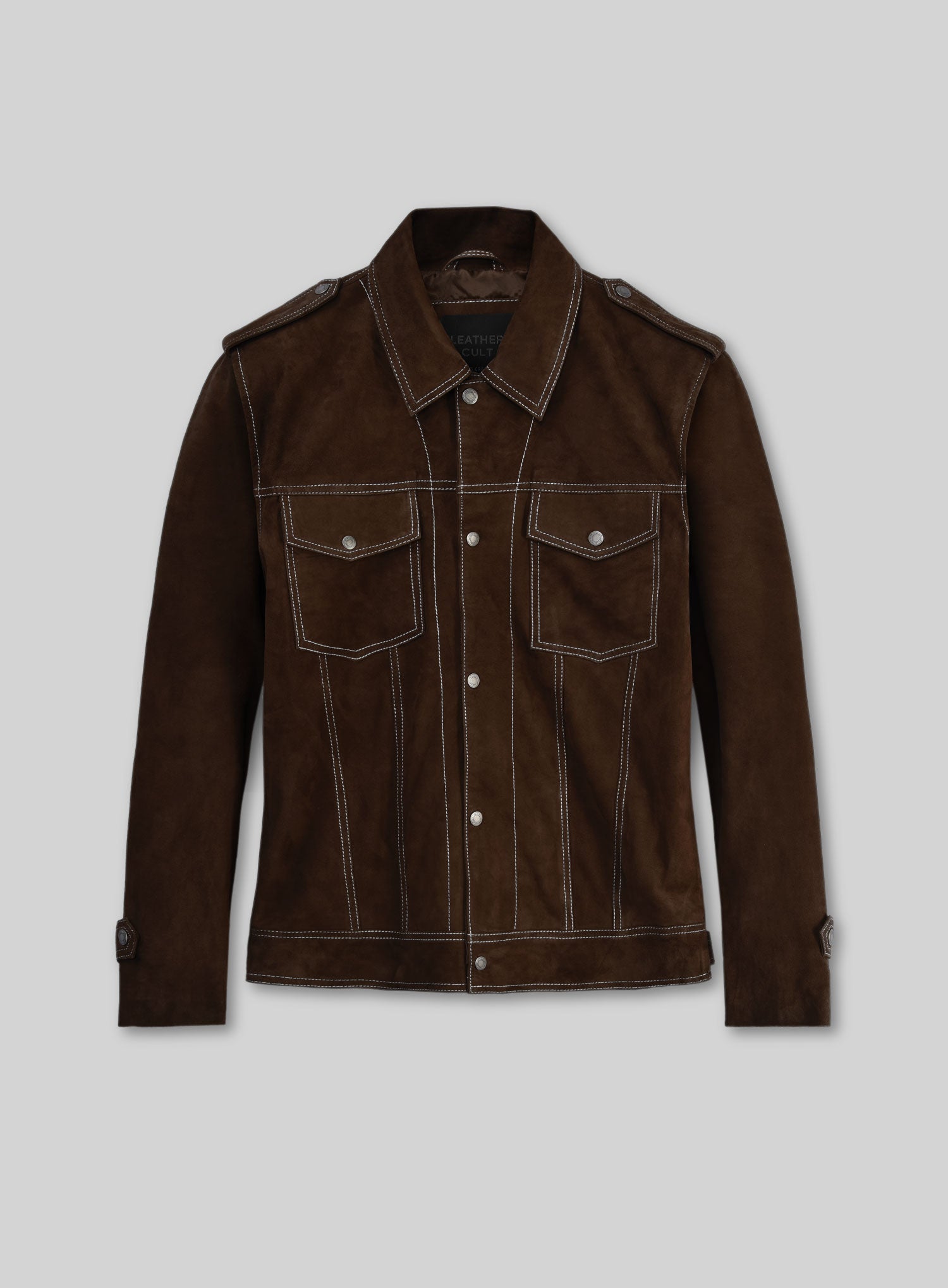 リーバイス スエード トラッカー ジャケット ラバーソウル Beatles M Beatles John Lennon Rubber Soul Inspired Brown Suede Leather