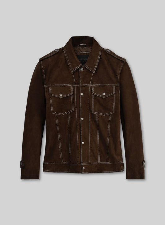 John Lennon Rubber Soul (The Beatles) Suede Jacket