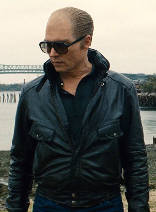 Johnny Depp Black Mass Leather Jacket - LeatherCult