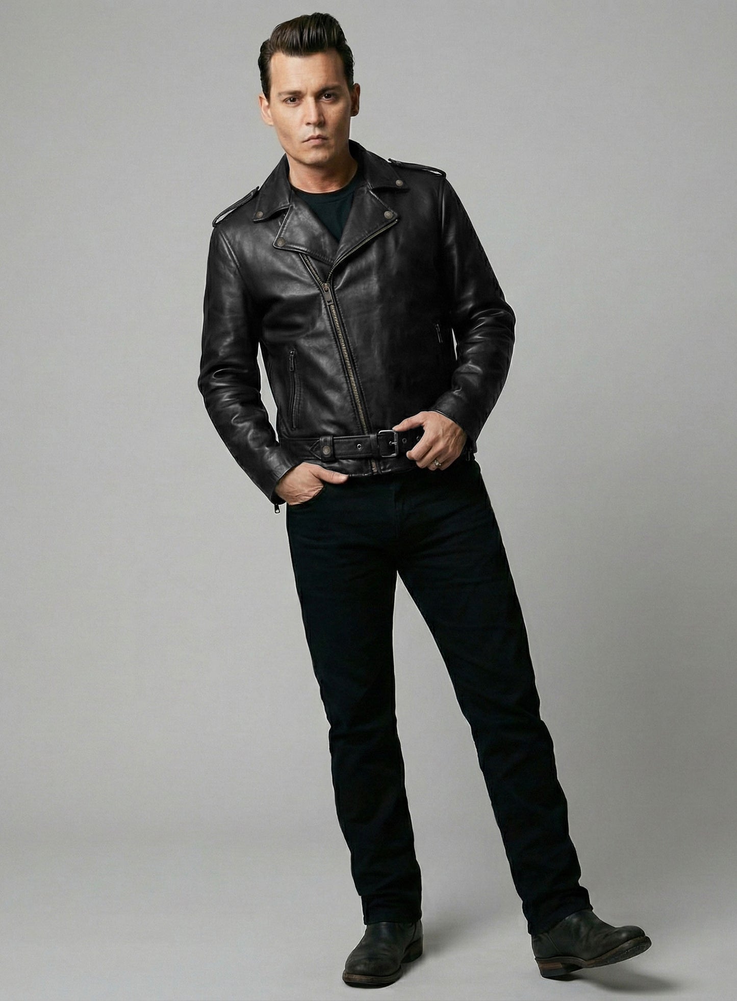 Johnny Depp Cry- Baby Leather Jacket