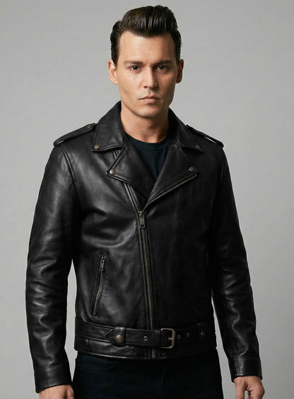 Johnny Depp Cry- Baby Leather Jacket