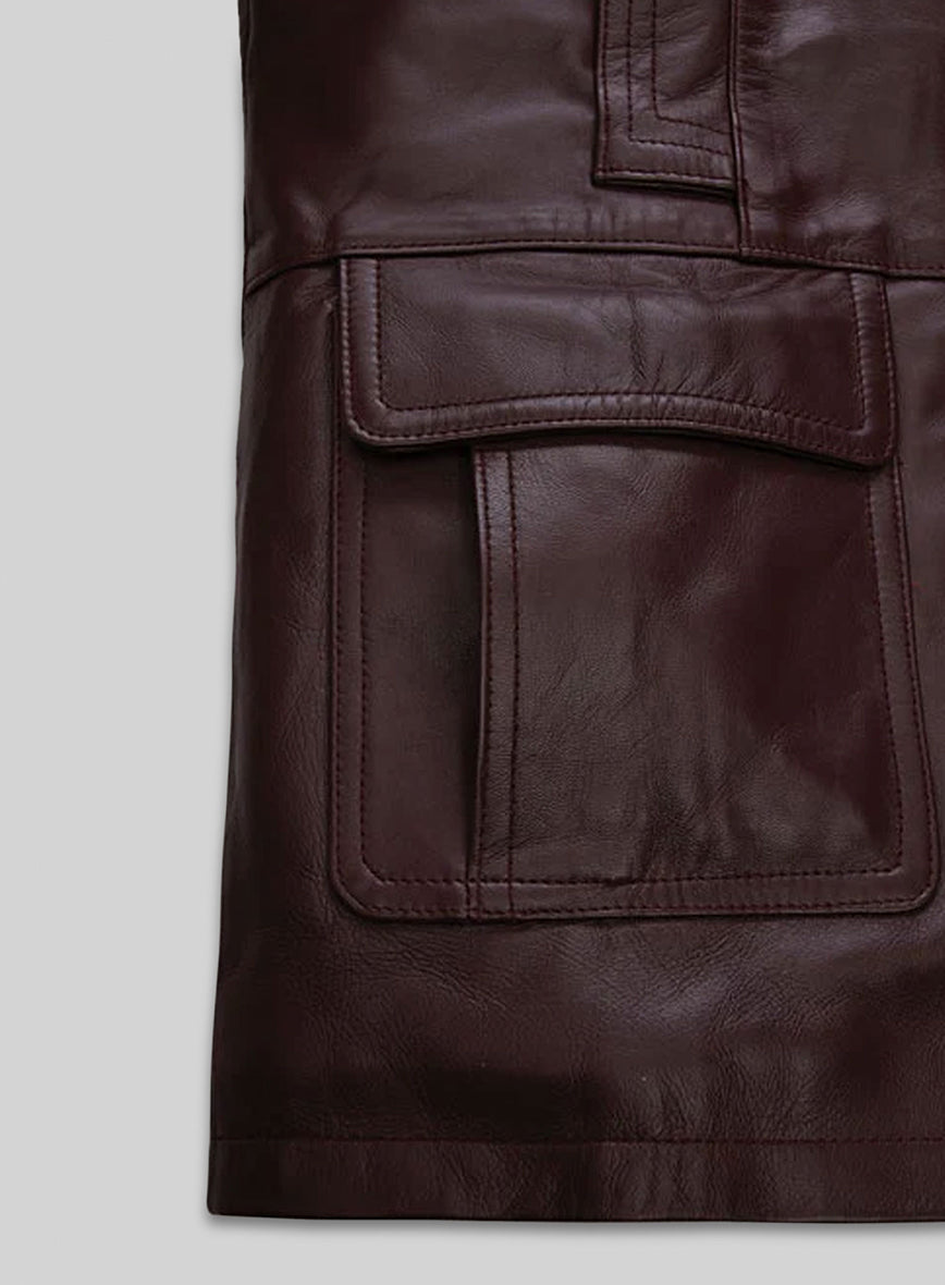 Johnny Depp Donnie Brasco Leather Blazer