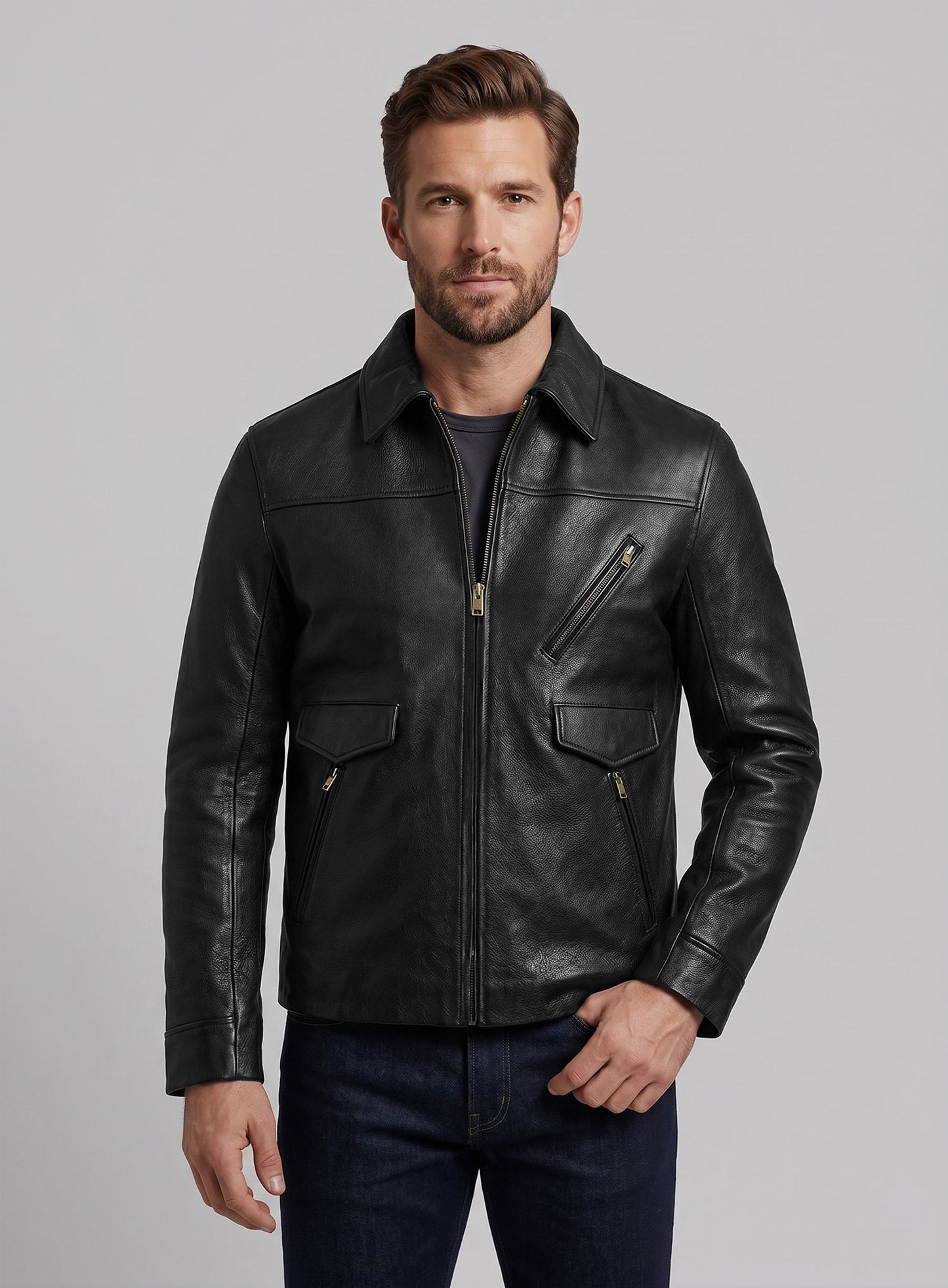 Johnny Depp Leather Jacket #3