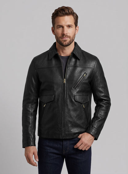 Johnny Depp Leather Jacket #3