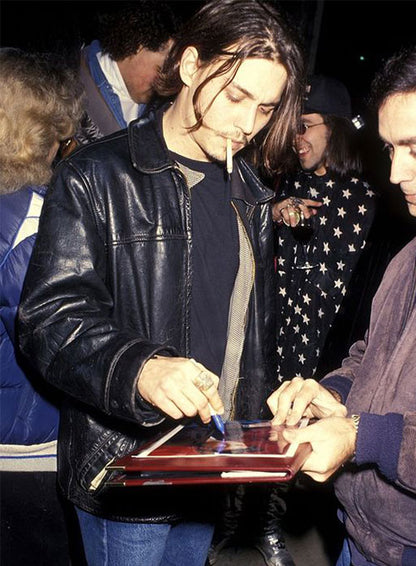 Johnny Depp Leather Jacket #3 - LeatherCult