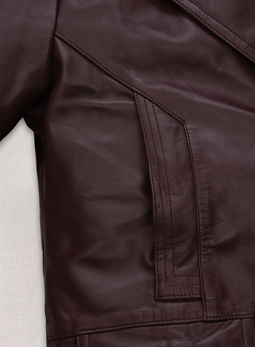 Johnny Depp Donnie Brasco Leather Blazer - LeatherCult