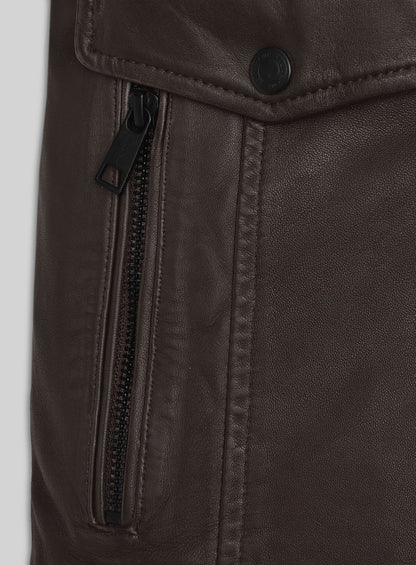 John Travolta From Paris with Love Leather Jacket