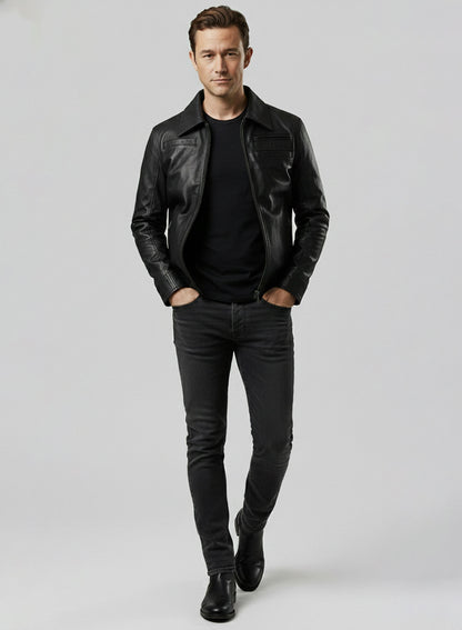 Joseph Gordon Looper Leather Jacket