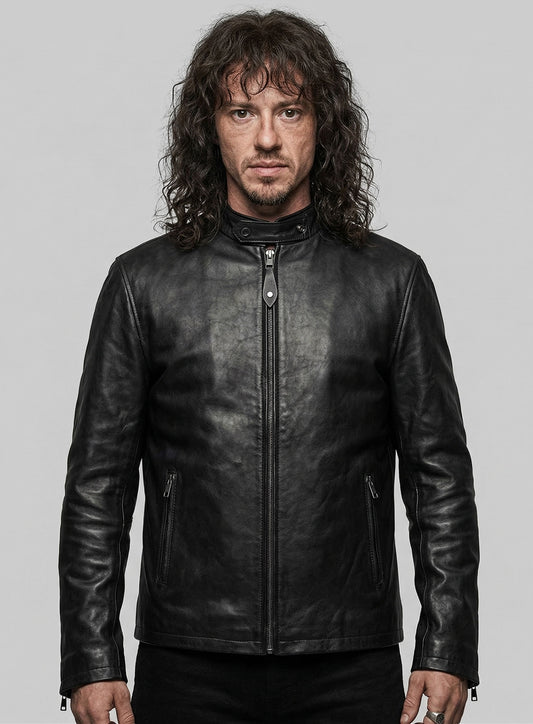 Joseph Quinn Stranger Thing Season 4 Leather Jacket