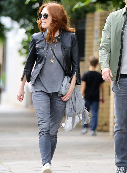 Julianne Moore Leather Jacket #2 - LeatherCult