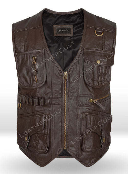 Chris Pratt Jurassic World Fallen Kingdom Leather Vest – LeatherCult