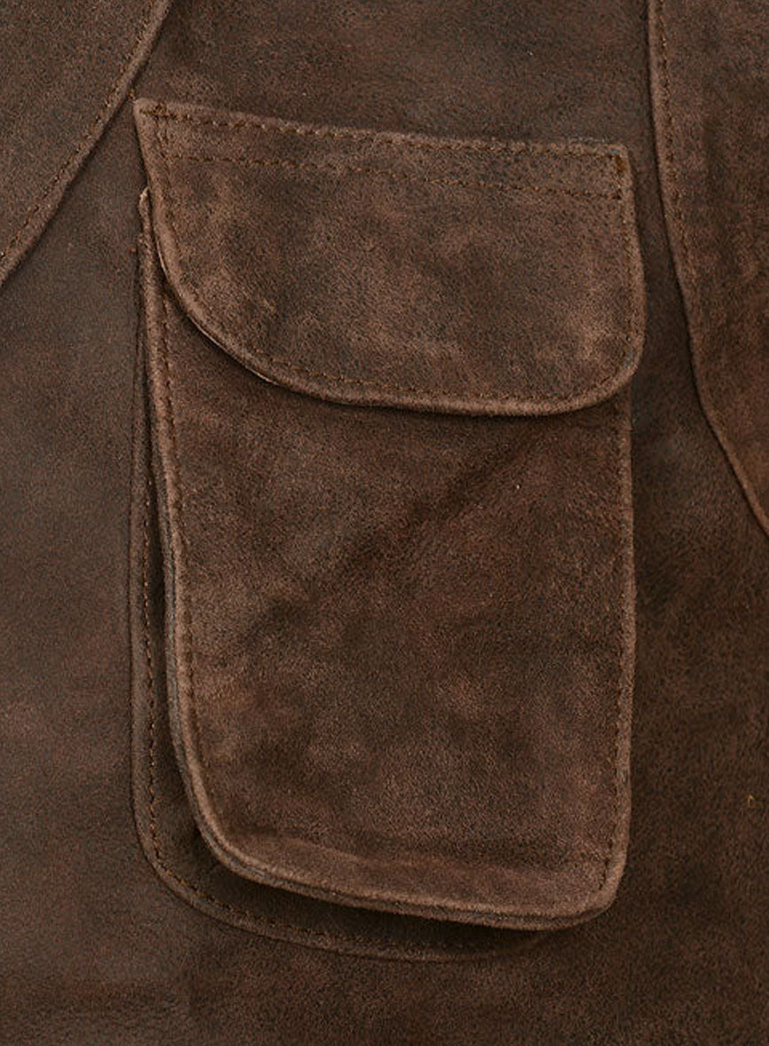 Chris Pratt Jurassic World Leather Vest