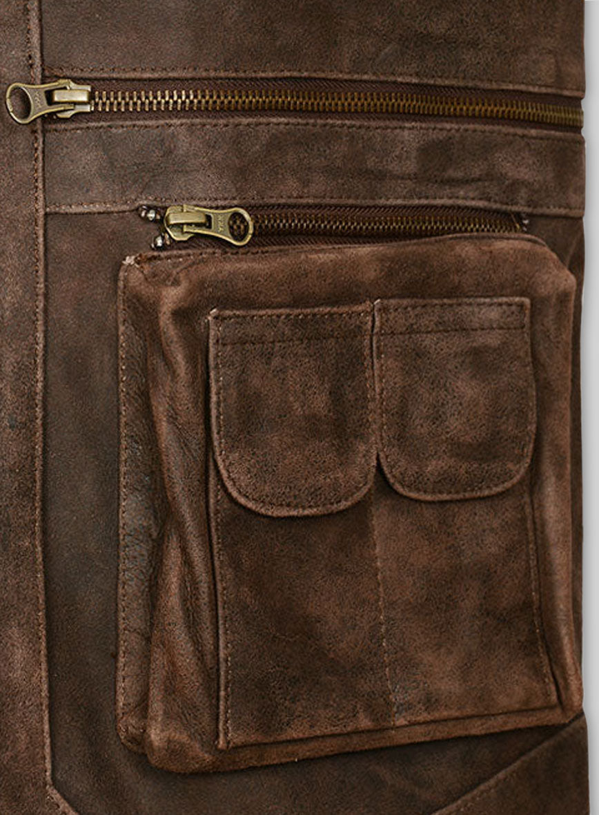 Chris Pratt Jurassic World Leather Vest