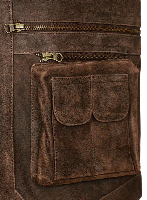Chris Pratt Jurassic World Leather Vest - LeatherCult