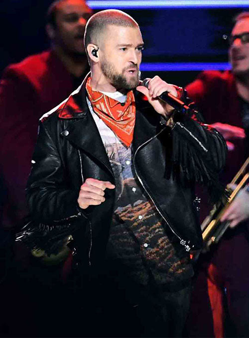 Justin Timberlake Super Bowl Halftime Show 2018 Leather Jacket - LeatherCult
