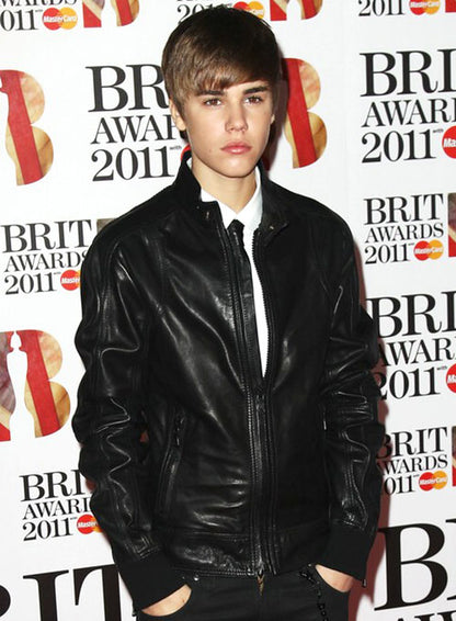 Justin Bieber The BRIT Awards Leather Jacket - LeatherCult