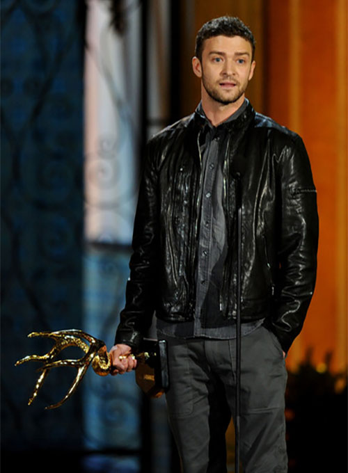 Justin Timberlake Guys Choice Awards Leather Jacket - LeatherCult