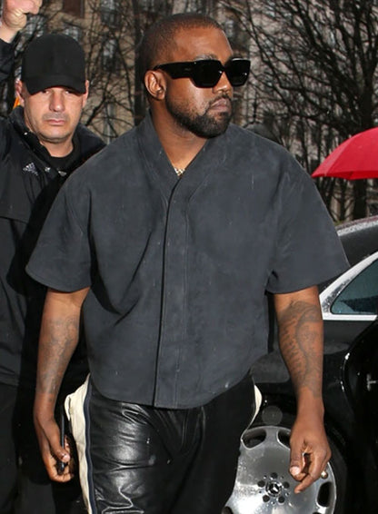 Kanye West Leather Shirt - LeatherCult